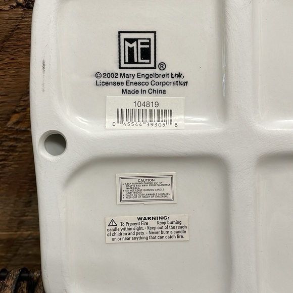 Mary Engelbreit "Wonder Books" Christmas Tea Light Holder 2002 COLLECTIBLE - Picture 11 of 13